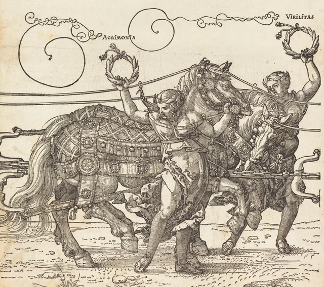 El gran carro triunfal del emperador Maximiliano I (lámina 6 de 8)