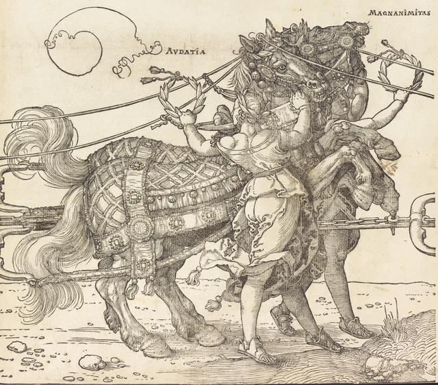 El gran carro triunfal del emperador Maximiliano I (lámina 7 de 8)