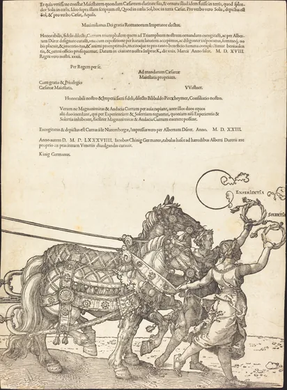 Le Grand Char triomphal de l'empereur Maximilien Ier (planche 8 sur 8)