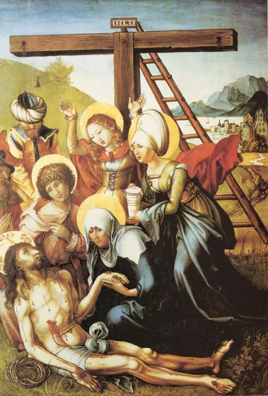 Les Sept Douleurs de la Vierge : la Déploration du Christ