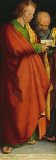 Les Quatre Apôtres : saint Jean et saint Pierre