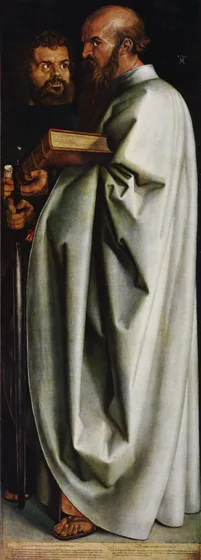 Les Quatre Apôtres : saint Marc et saint Paul