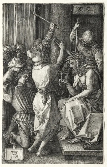 Jésus couronné d'épines