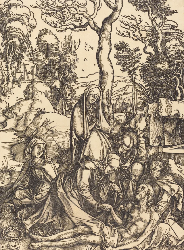 La lamentación sobre Cristo, Albrecht Dürer