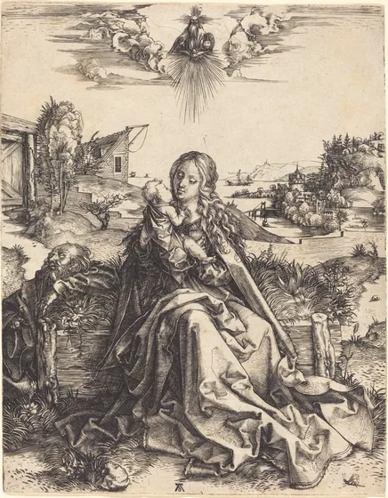 La Sainte Famille au papillon
