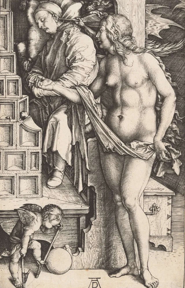 La tentación del perezoso, Albrecht Dürer
