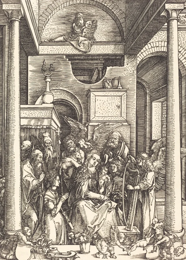 La veneración de la Virgen
