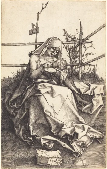 La Vierge allaitant l'enfant Jésus