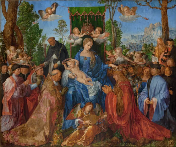 La Vierge de la fête du rosaire
