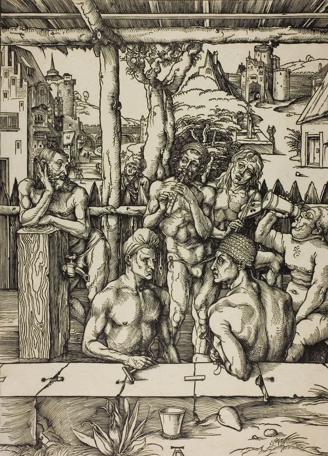 El baño de los hombres, Albrecht Dürer