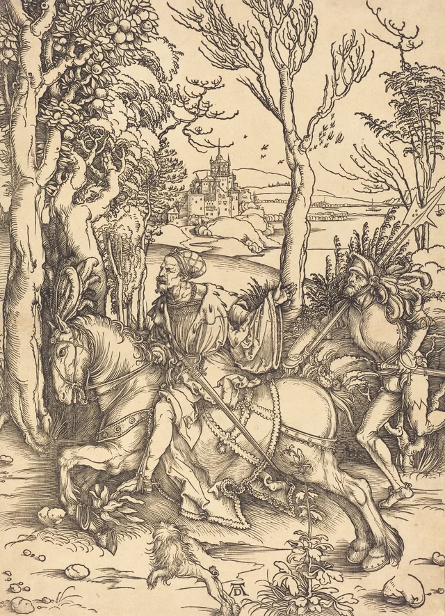 El caballero y el lansquenete
