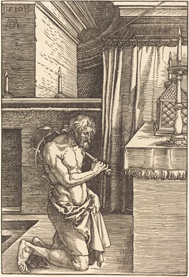 Le Roi David fait repentance