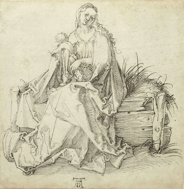 La Virgen del banco de césped, Albrecht Dürer