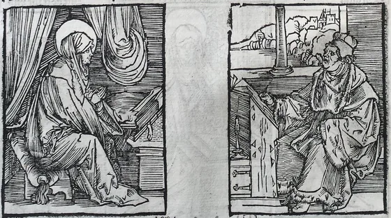 Maître Mathias de Linköping et sainte Brigitte (feuillet 6)