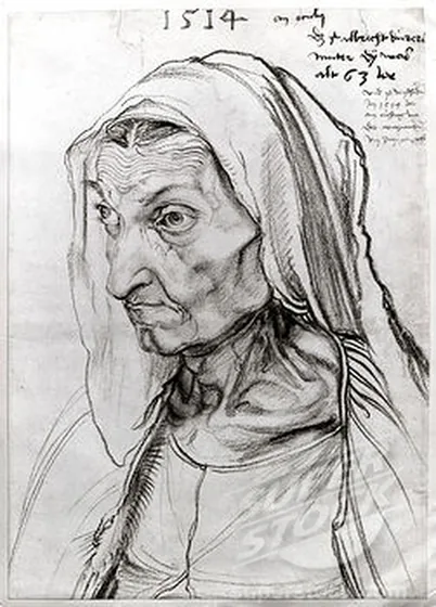 Portrait de la mère de l'artiste, âgée de soixante-trois ans