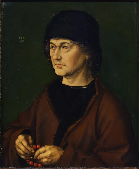 Portrait du père de l'artiste