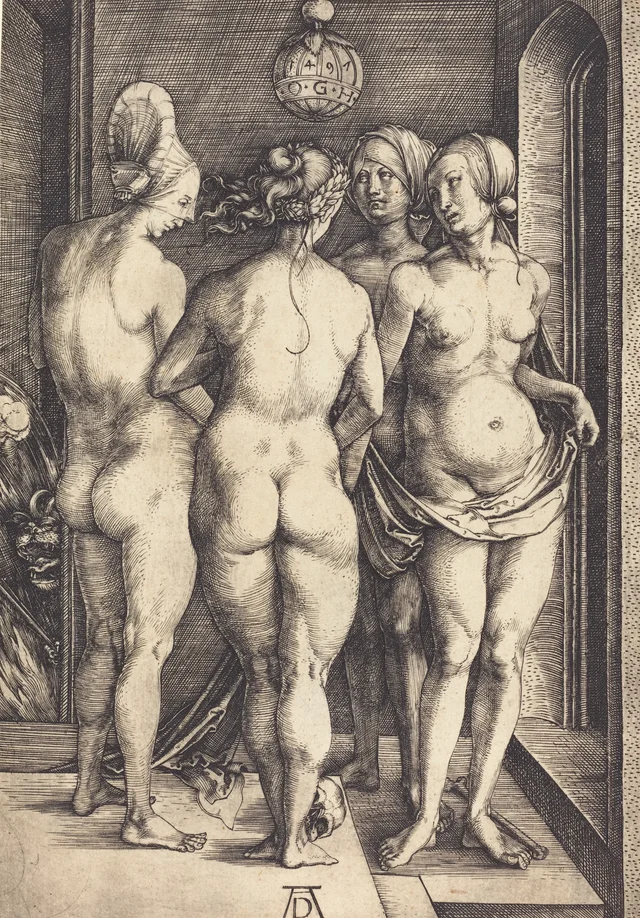 Cuatro mujeres desnudas
