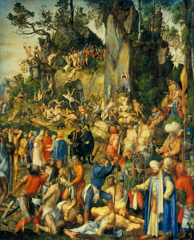 retable des dix mille martyrs, Albrecht Dürer