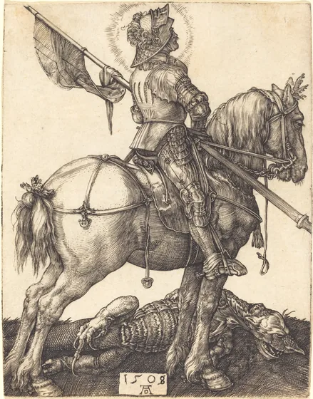 Saint George à cheval