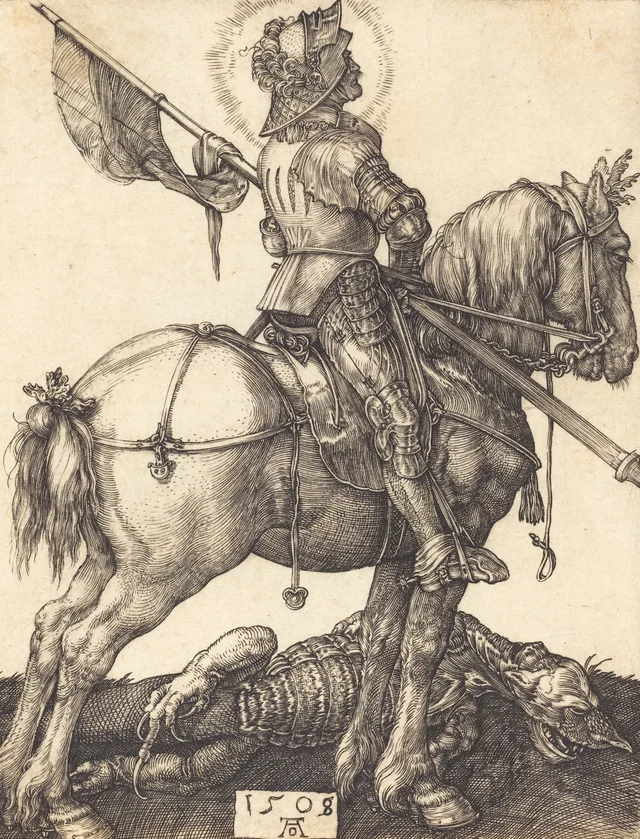 San Jorge a caballo