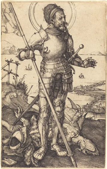 Saint George à pied
