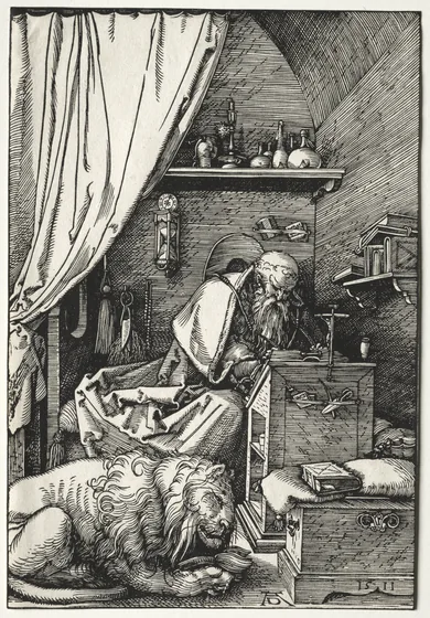 Saint Jérôme dans sa cellule
