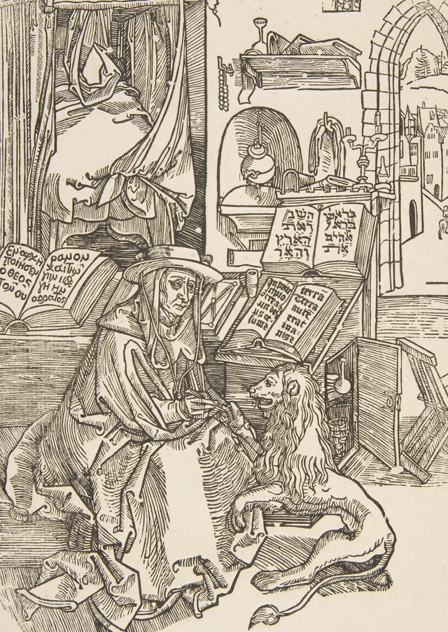 San Jerónimo en su estudio