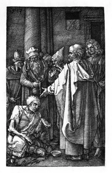 Saint Pierre et saint Jean guérissant le boiteux
