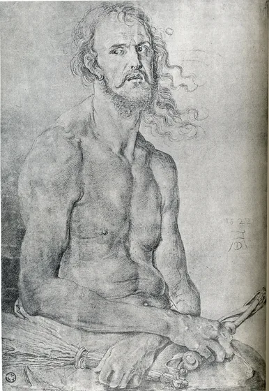 Autoportrait en homme de douleurs
