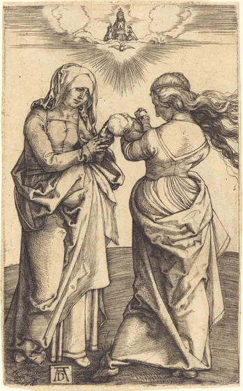 Vierge à l'Enfant avec Saint-Anne