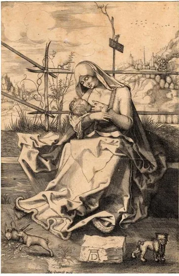 Virgin Suckling The Child - Albrecht Dürer