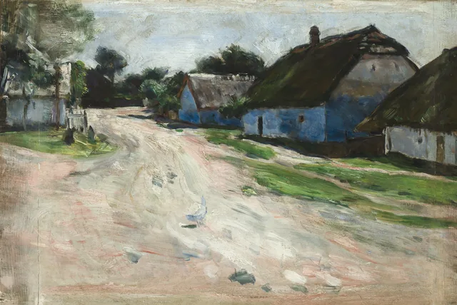 Caminho em Bronowice, Aleksander Gierymski