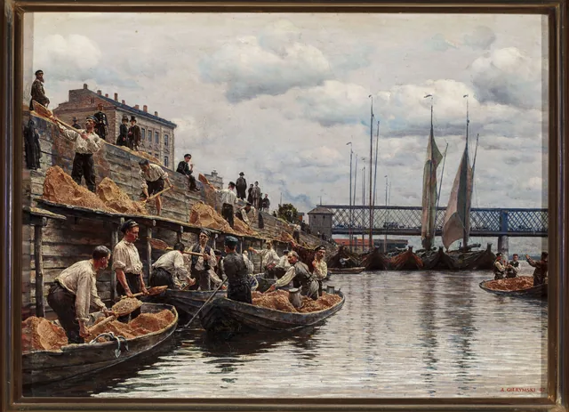 Os trabalhadores da areia, Aleksander Gierymski