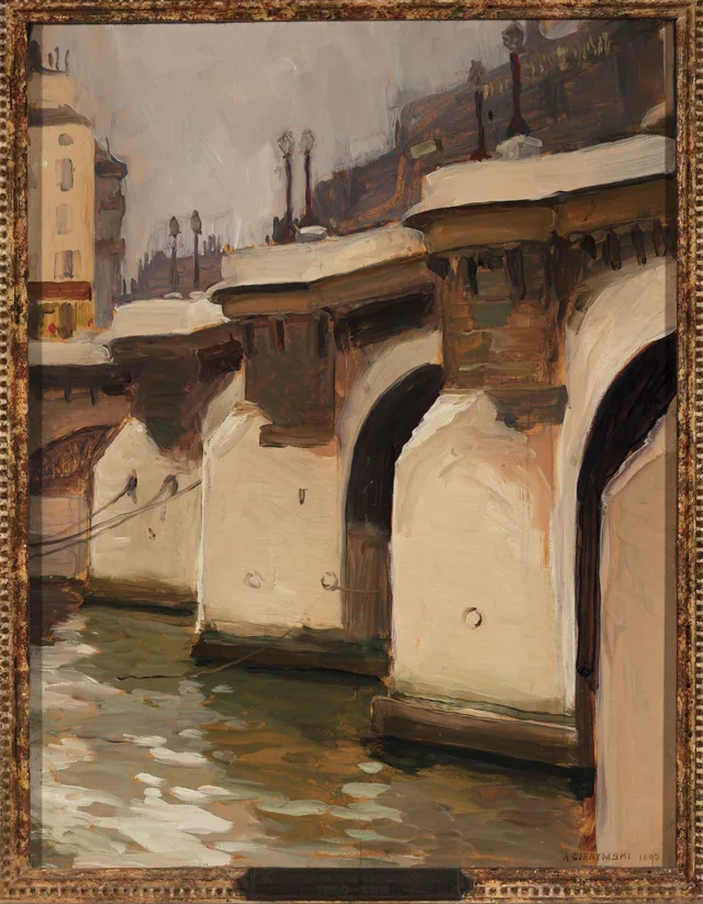 A Pont-Neuf em Paris, Aleksander Gierymski