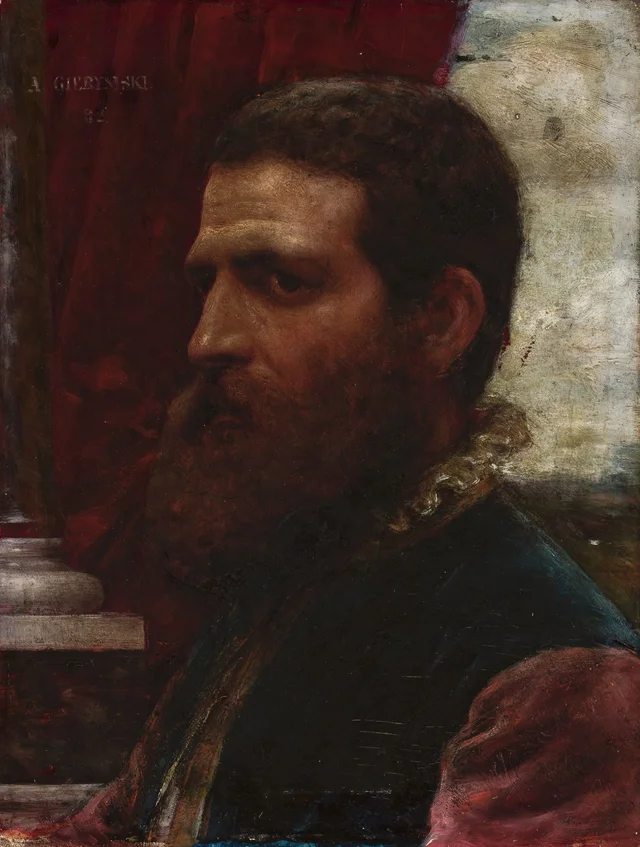 Busto de hombre con traje renacentista (el veneciano), Aleksander Gierymski