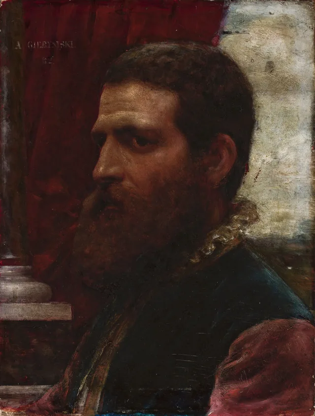 Busto de homem com traje renascentista (o Veneziano), Aleksander Gierymski