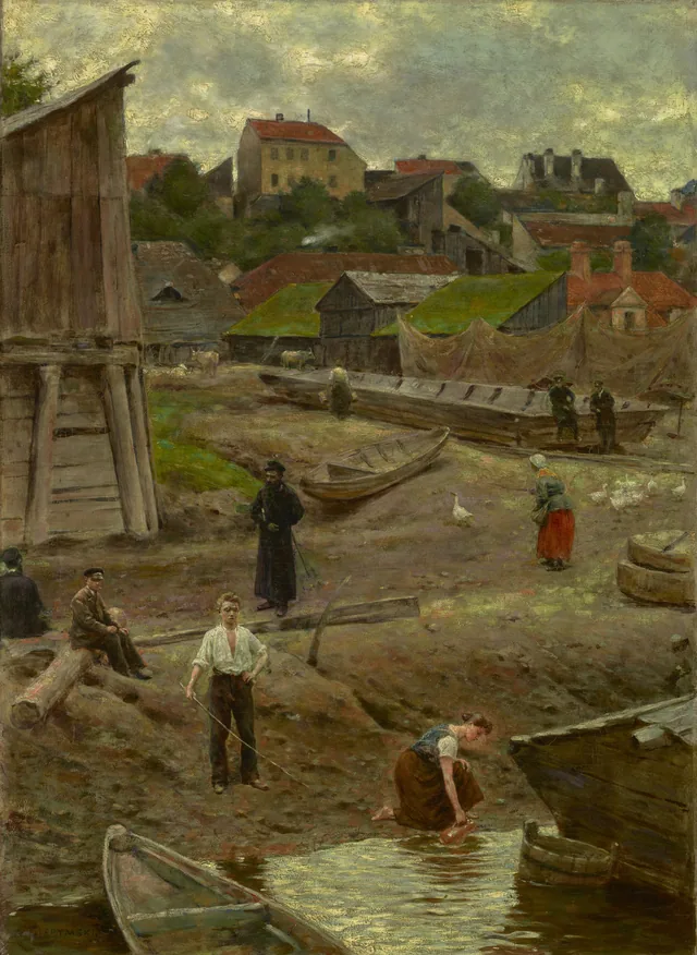 Powiśle, bairro às margens do Vístula, Aleksander Gierymski