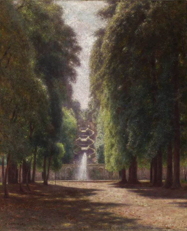 Villa Torlonia em Frascati, Aleksander Gierymski