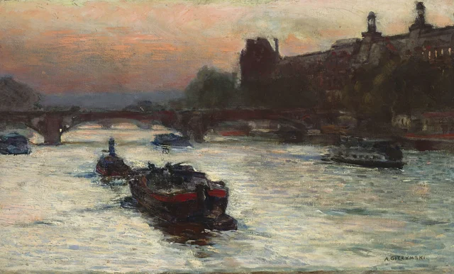 Tarde sobre el Sena, Aleksander Gierymski