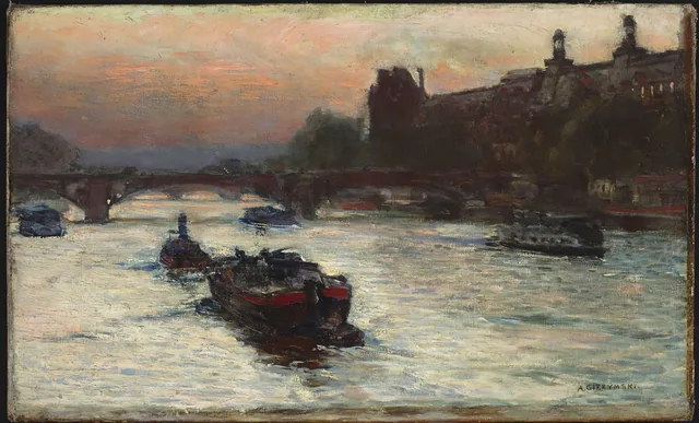 Entardecer no Sena, Aleksander Gierymski
