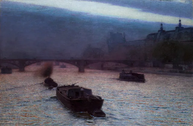 Entardecer no Sena, Aleksander Gierymski