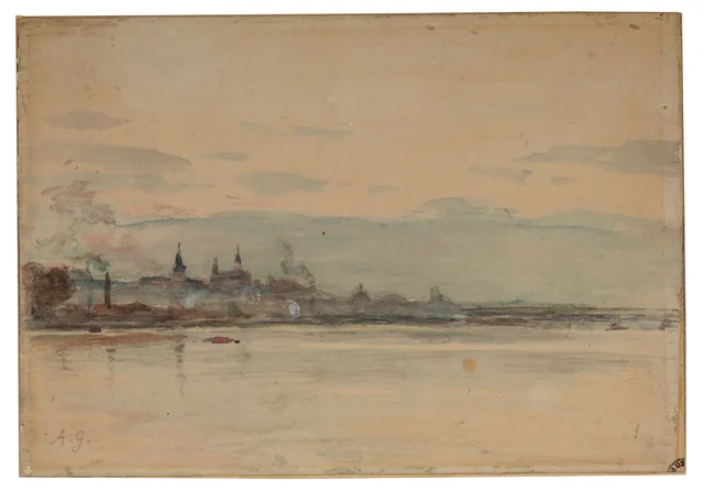 O Vístula perto de Varsóvia, Aleksander Gierymski