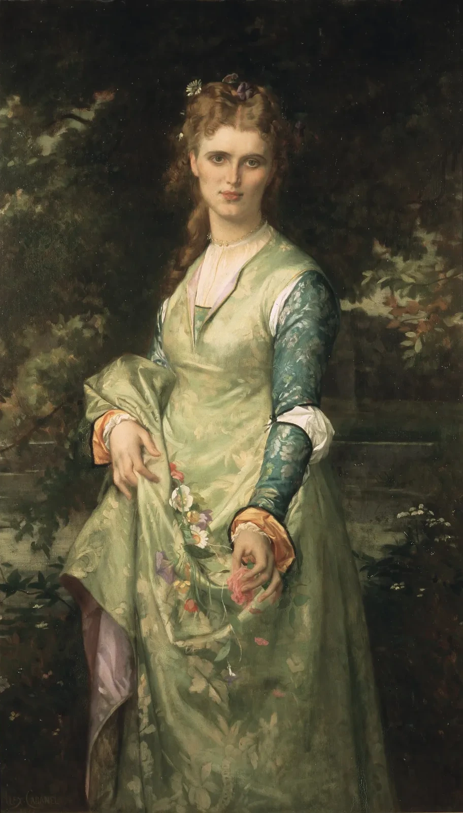 Christina Nilsson en Ophélie, Alexandre Cabanel