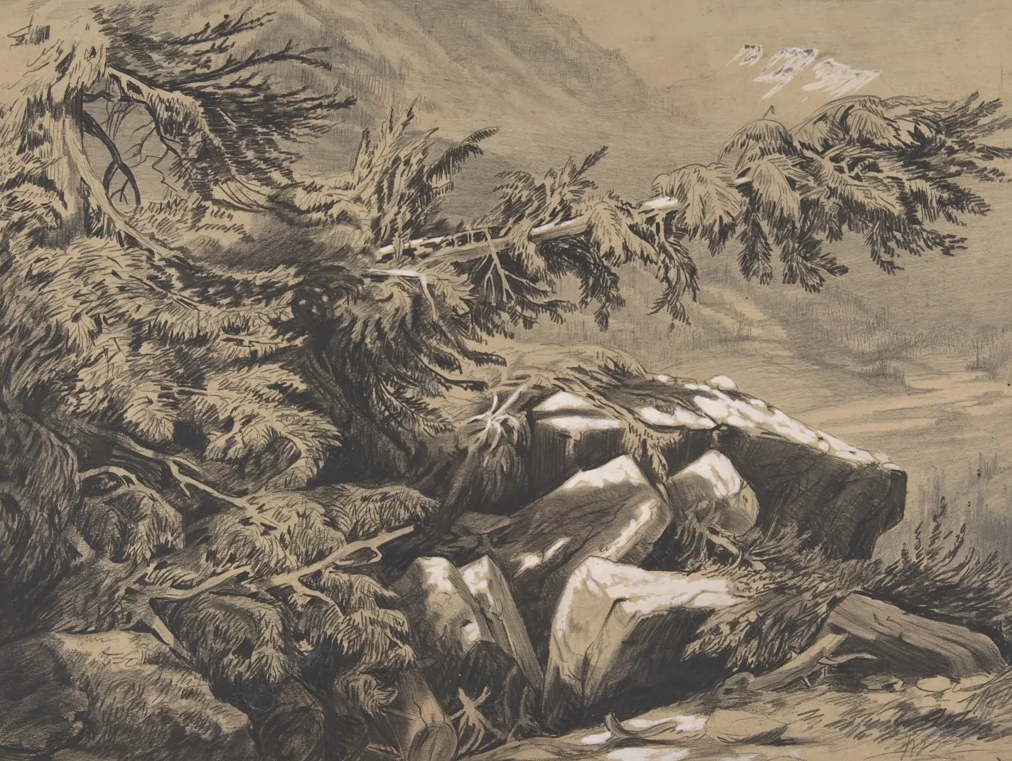 Bosques y montañas, Alexandre Calame