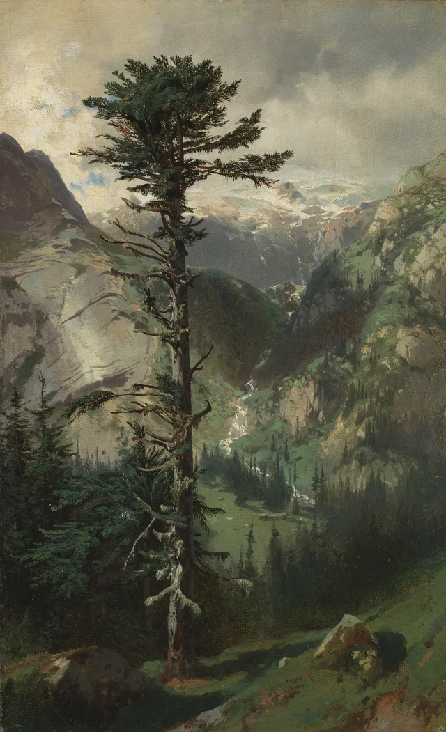 En el Handeck, Alexandre Calame