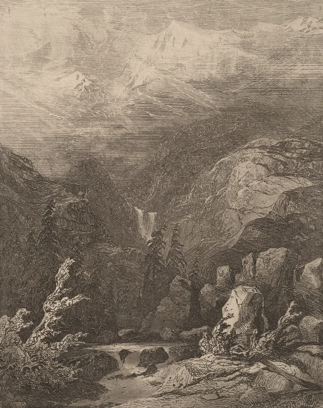 Oberland bernés, Alexandre Calame