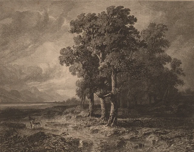 Árboles en la tormenta, Alexandre Calame
