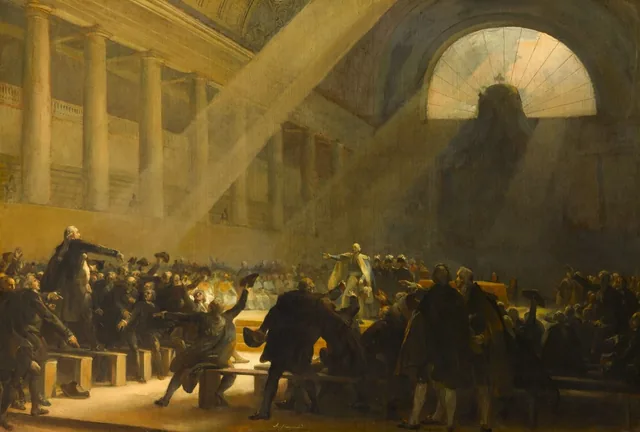Mirabeau ante Dreux-Brézé, 23 de junio de 1789, Alexandre-Évariste Fragonard