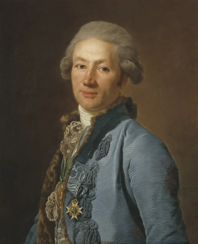 Christoffer Bogislaus Zibet, canciller de la corte y barón, 1784, Alexandre Roslin
