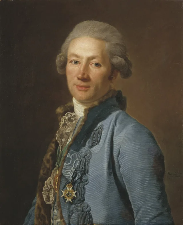 宮廷尚書にして男爵クリストフェル・ボギスラウス・シベット、1784年
